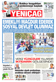 YENİÇAĞ 2 Eylül 2024 gazete manşeti