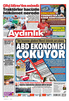 AYDINLIK GAZETESİ 2 Eylül 2024 gazete manşeti