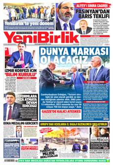 YENİBİRLİK 2 Eylül 2024 gazete manşeti