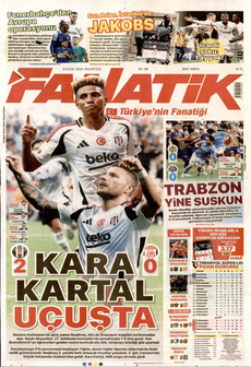 FANATİK 2 Eylül 2024 gazete manşeti