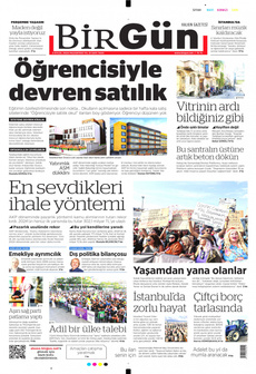 BİRGÜN 2 Eylül 2024 gazete manşeti