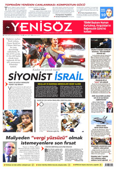 YENİ SÖZ GAZETESİ 2 Eylül 2024 gazete manşeti