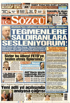 SÖZCÜ 3 Eylül 2024 gazete manşeti