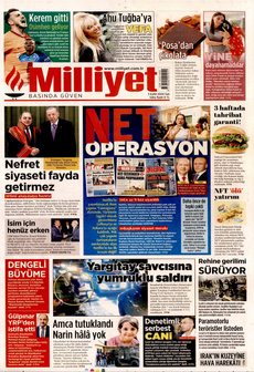 MİLLİYET 3 Eylül 2024 gazete manşeti