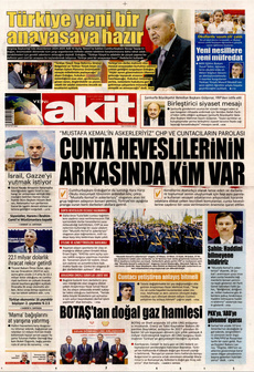 YENİ AKİT 3 Eylül 2024 gazete manşeti