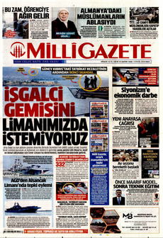 MİLLİ GAZETE 3 Eylül 2024 gazete manşeti