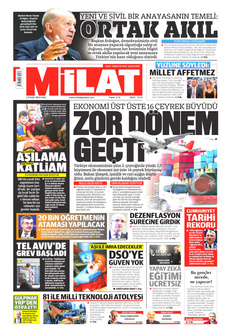 MİLAT 3 Eylül 2024 gazete manşeti
