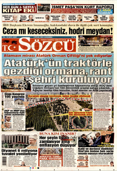 SÖZCÜ 4 Eylül 2024 gazete manşeti