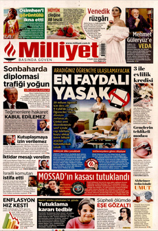 MİLLİYET 4 Eylül 2024 gazete manşeti