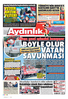 AYDINLIK GAZETESİ 4 Eylül 2024 gazete manşeti