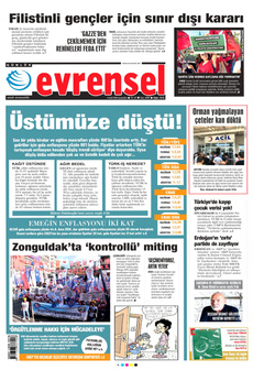 EVRENSEL 4 Eylül 2024 gazete manşeti