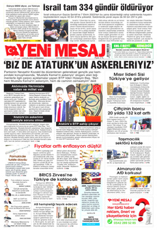 YENİ MESAJ 4 Eylül 2024 gazete manşeti