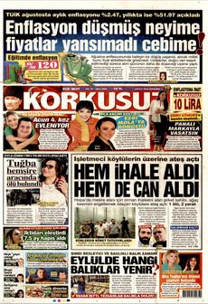 KORKUSUZ 4 Eylül 2024 gazete manşeti