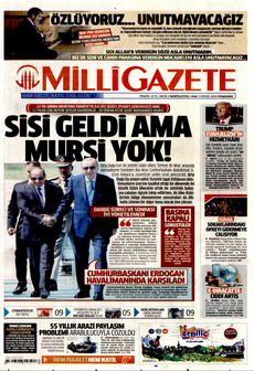 MİLLİ GAZETE 5 Eylül 2024 gazete manşeti