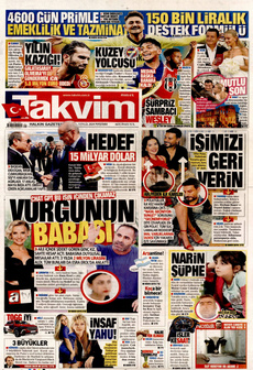 TAKVİM 5 Eylül 2024 gazete manşeti