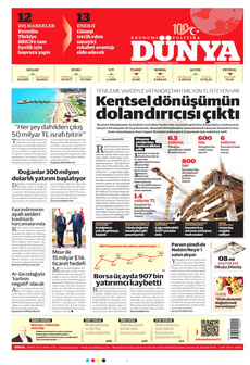 DÜNYA 5 Eylül 2024 gazete manşeti