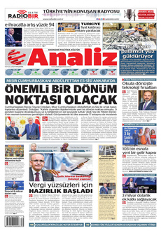 ANALİZ 5 Eylül 2024 gazete manşeti