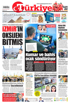 TÜRKİYE GAZETESİ 6 Eylül 2024 gazete manşeti