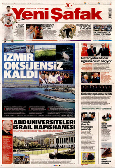 YENİ ŞAFAK 6 Eylül 2024 gazete manşeti