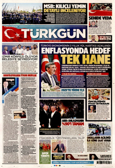 TÜRKGÜN 6 Eylül 2024 gazete manşeti