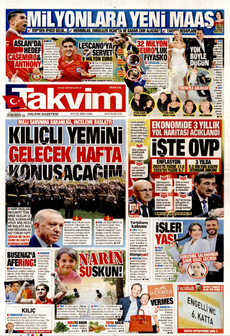 TAKVİM 6 Eylül 2024 gazete manşeti