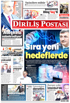 DİRİLİŞ POSTASI 6 Eylül 2024 gazete manşeti