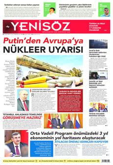 YENİ SÖZ GAZETESİ 6 Eylül 2024 gazete manşeti
