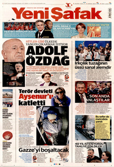 YENİ ŞAFAK 7 Eylül 2024 gazete manşeti