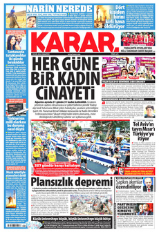 KARAR 7 Eylül 2024 gazete manşeti