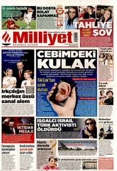 MİLLİYET 7 Eylül 2024 gazete manşeti