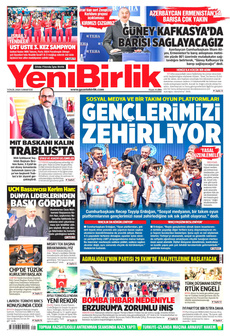 YENİBİRLİK 7 Eylül 2024 gazete manşeti