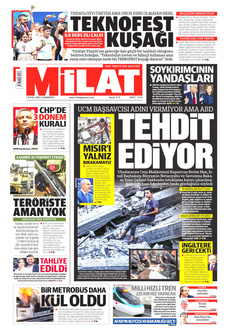 MİLAT 7 Eylül 2024 gazete manşeti