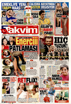 TAKVİM 7 Eylül 2024 gazete manşeti