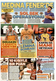 FOTOMAÇ 7 Eylül 2024 gazete manşeti