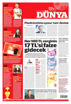 DÜNYA 7 Eylül 2024 gazete manşeti
