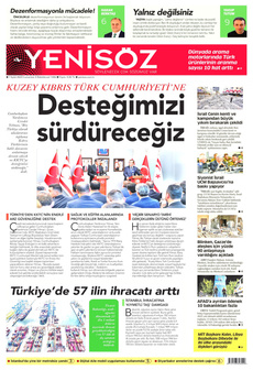 YENİ SÖZ GAZETESİ 7 Eylül 2024 gazete manşeti