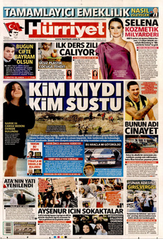 HÜRRİYET 9 Eylül 2024 gazete manşeti