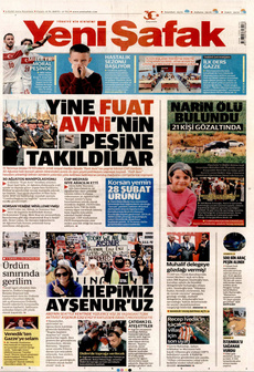 YENİ ŞAFAK 9 Eylül 2024 gazete manşeti