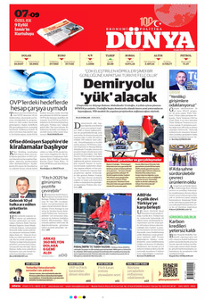 DÜNYA 9 Eylül 2024 gazete manşeti