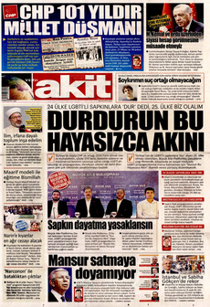 YENİ AKİT 10 Eylül 2024 gazete manşeti