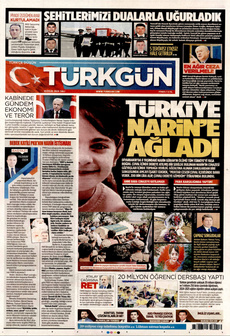 TÜRKGÜN 10 Eylül 2024 gazete manşeti