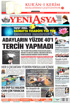 YENİ ASYA 10 Eylül 2024 gazete manşeti
