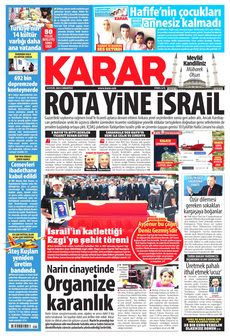KARAR 14 Eylül 2024 gazete manşeti