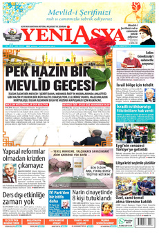 YENİ ASYA 14 Eylül 2024 gazete manşeti