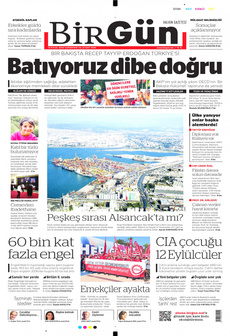 BİRGÜN 14 Eylül 2024 gazete manşeti