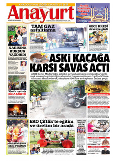 ANAYURT 14 Eylül 2024 gazete manşeti