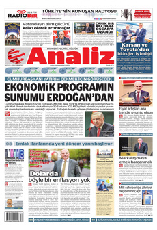 ANALİZ 14 Eylül 2024 gazete manşeti