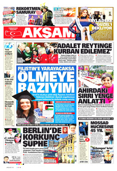 AKŞAM 17 Eylül 2024 gazete manşeti