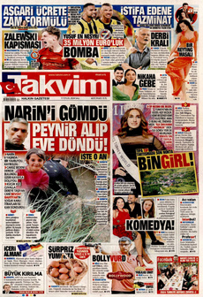 TAKVİM 17 Eylül 2024 gazete manşeti