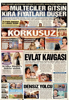 KORKUSUZ 17 Eylül 2024 gazete manşeti